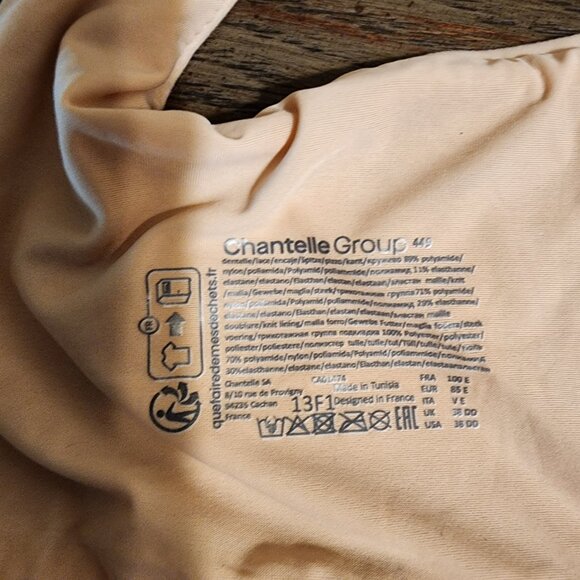 Chantelle Norah Comfort underwire Bra Blush 38DD - Picture 9 of 10